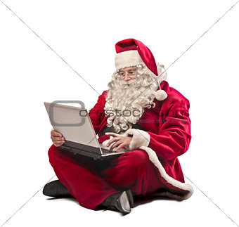 Santa Claus Laptop