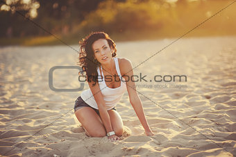 Young Woman on the beach