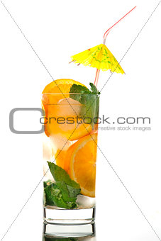 Mojito orange cocktail.