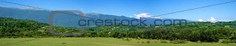 The mountains of Abkhazia. Panorama