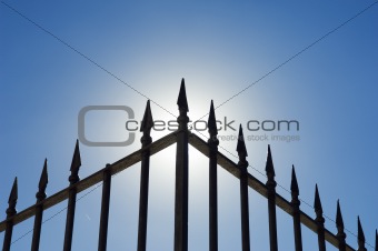 Iron railing