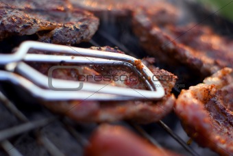 Barbecue closeup