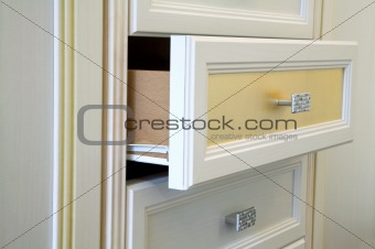 Modern white cabinet