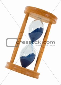 Tilted hourglass - isolated