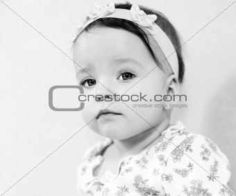 Portrait of cute baby