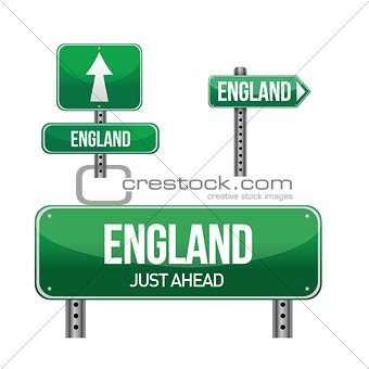england Country road sign