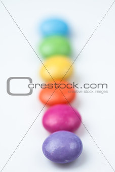 Rank of candies multi coloured 