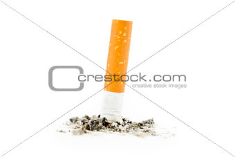 Cigarette extinguished