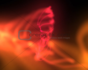 Blurred form of red and pink lights