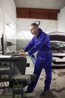 Concentrated mechanic using a computer