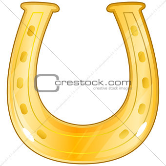 Vector golden horseshoe