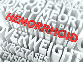 Hemorrhoid Concept.