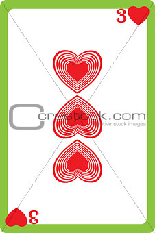 three of hearts