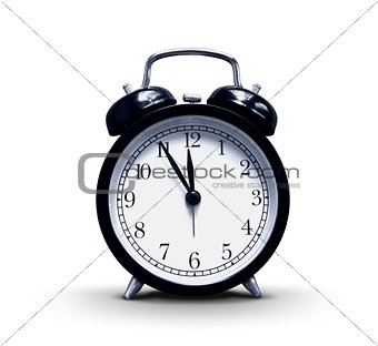 Alarm-clock on white background