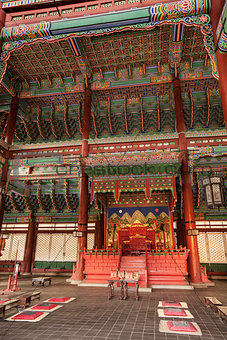 Royal Throne Room In Korea