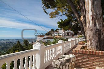 View of the Mijas city in Spain