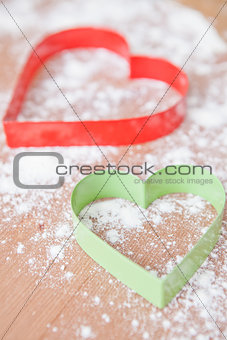 Heart shaped gingerbread cutters