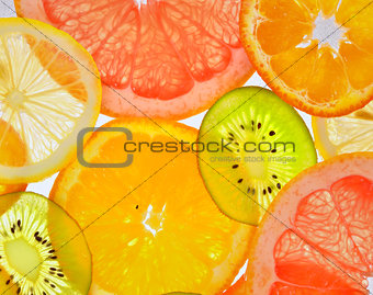 sliced fruits
