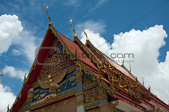 Gable Roof, Temple, Thailand