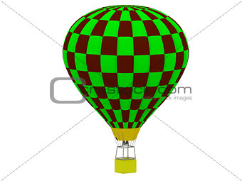 Air Balloon in a checkerboard