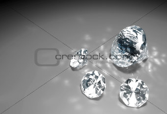 four diamonds on the floor