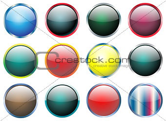 Round web buttons