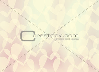 abstract gentle romantic background-heart