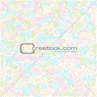 Colorful background. Vector doodles
