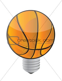 lightbulb Basketball ball