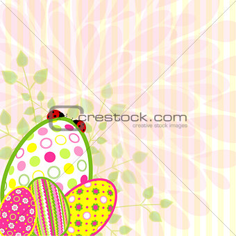 Colorful Easter holiday illustration