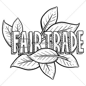 Fair trade food sketch