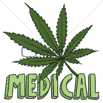 Medical marijuana sketch