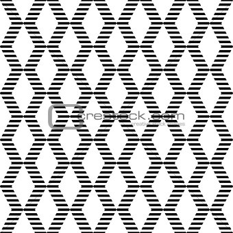 Seamless geometric zigzags and diamonds pattern. 
