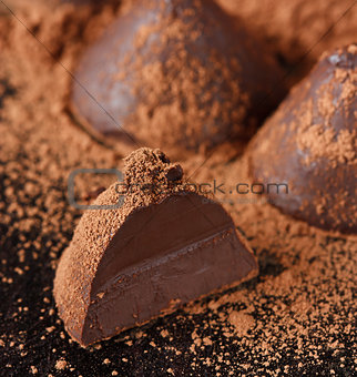 Chocolate truffle.
