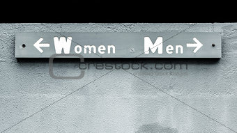 women men sign