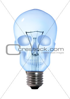 skull tungsten light bulb lamp