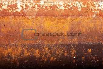 rusty steel pipe