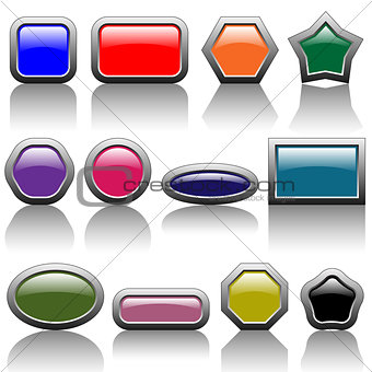 Colorful buttons