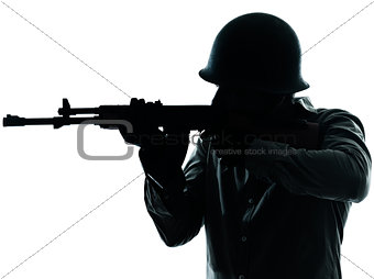 army soldier man shooting