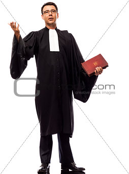 lawyer man pleading