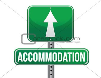 accommodation sign