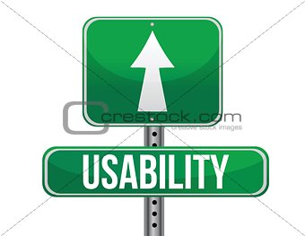 usability sign