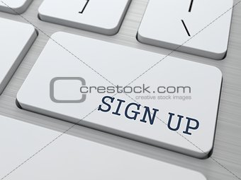 Sign Up Concept.