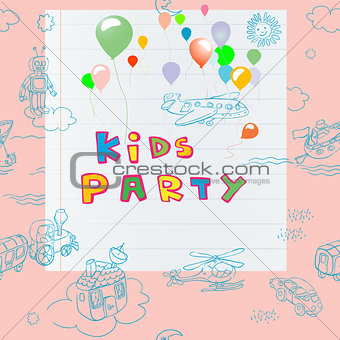 kids party card