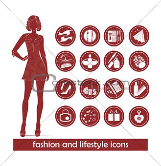 fashion icons set