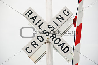 Rail Road Crossing Sign