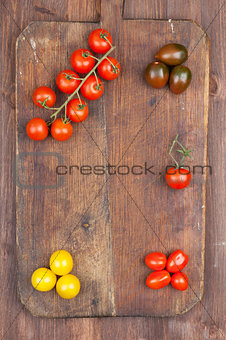 Set of cherry tomatoes