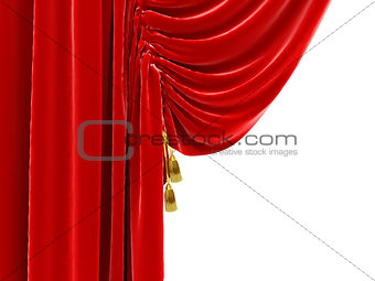 Part of curtains