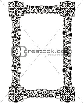 Celtic decorative knot frame