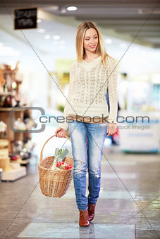 Woman in a store